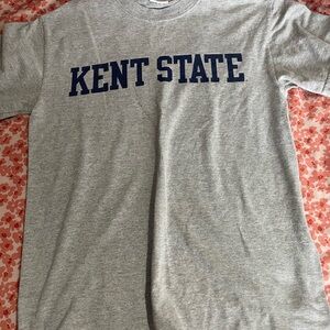 Gildan Gray T-Shirt with Navy Print